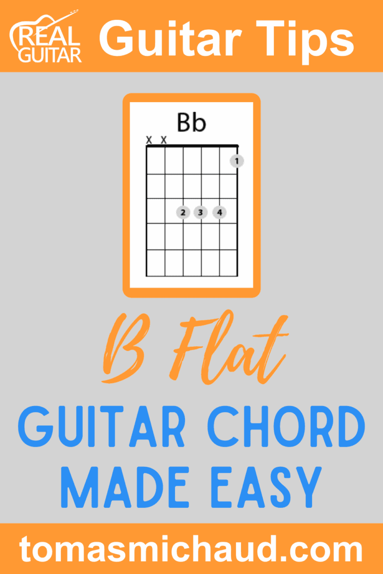 Play The B Flat Major Chord On Guitar