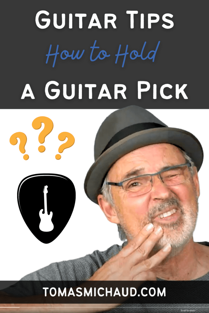 How To Hold A Pick Lesson Real Guitar Lessons By Tomas Michaud