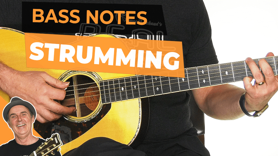 Playing Bass Notes While Strumming Real Guitar Lessons by Tomas Michaud