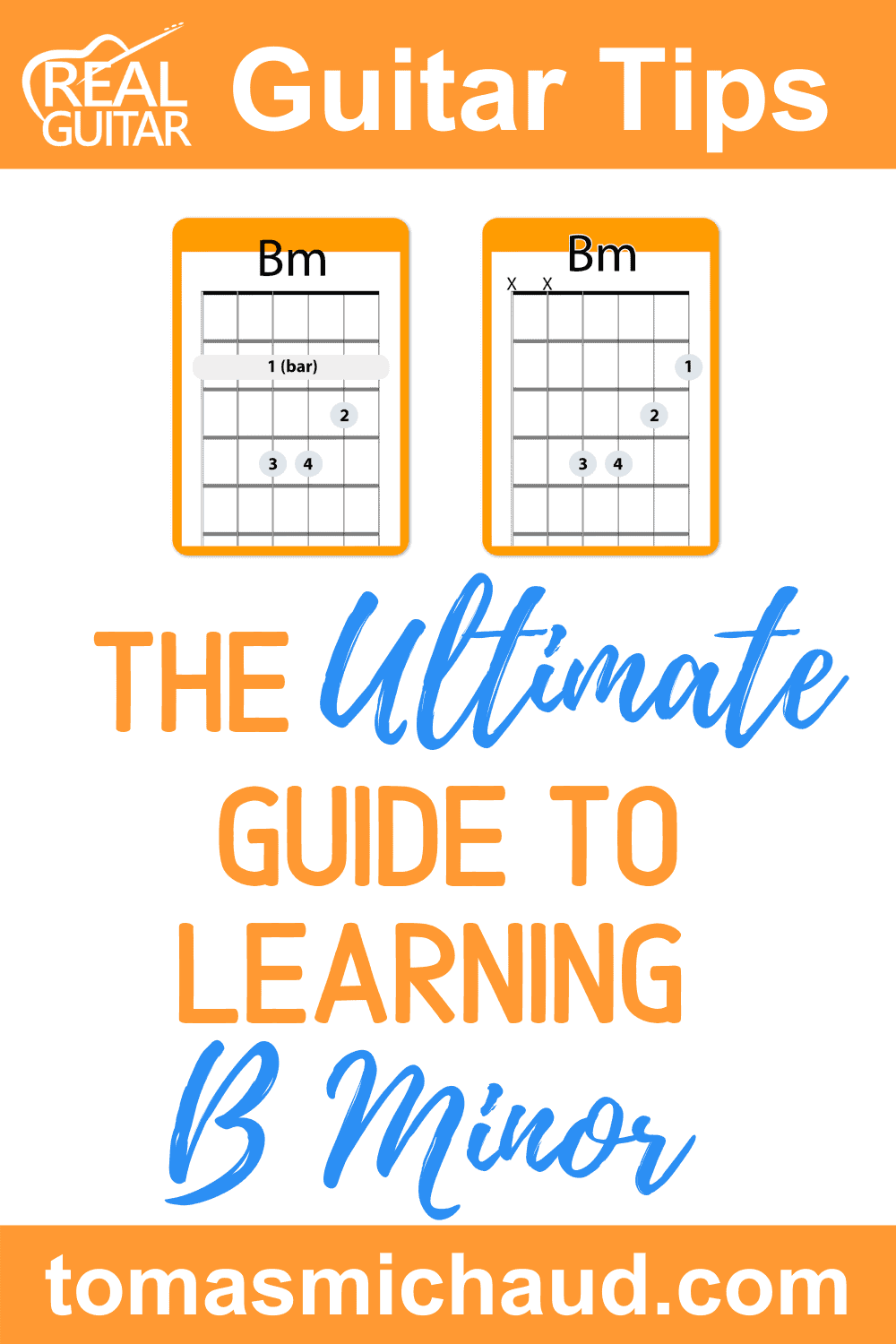 Bm Guitar Chord [Easy] - 3 Versions By Tomas Michaud Of Real Guitar