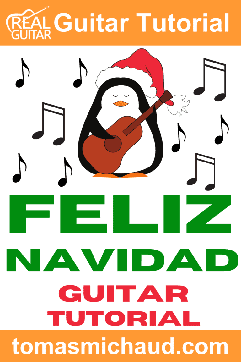 Feliz Navidad for Guitar | Fun Song With Easy Guitar Chords