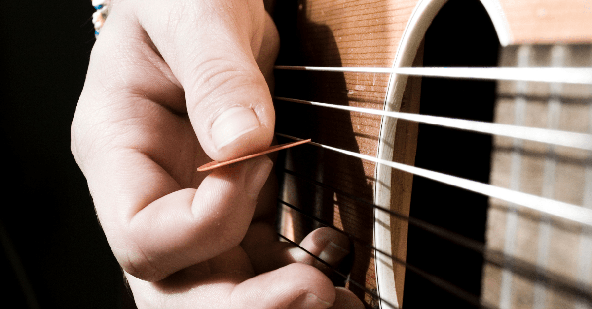 Play Guitar With A Pick