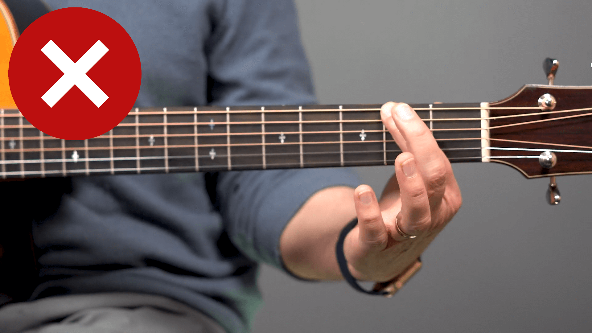 Incorrect Finger Position on Guitar 2