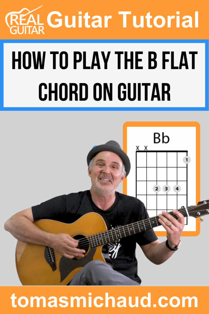 Play The B Flat Major Chord On Guitar