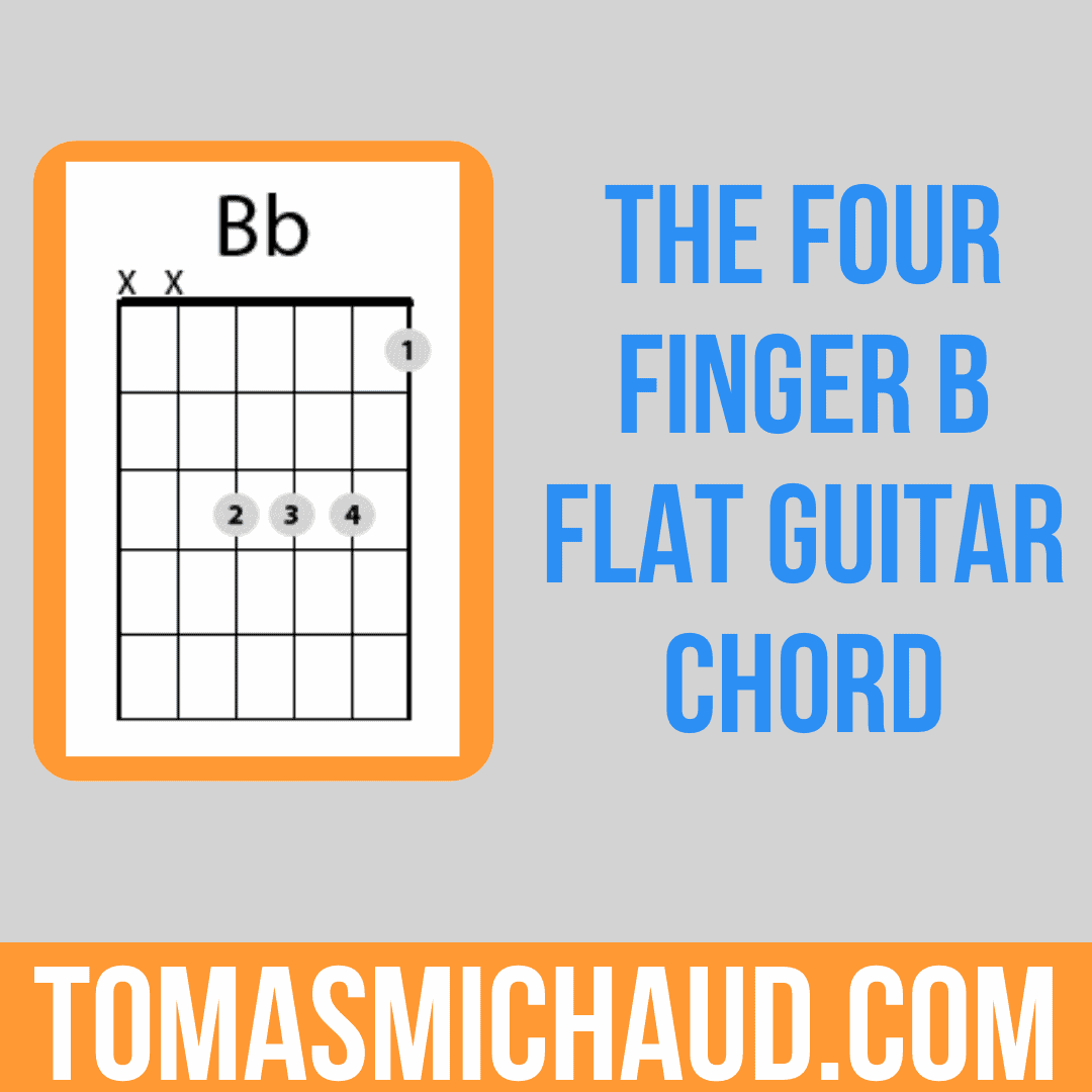 b major guitar chord easy