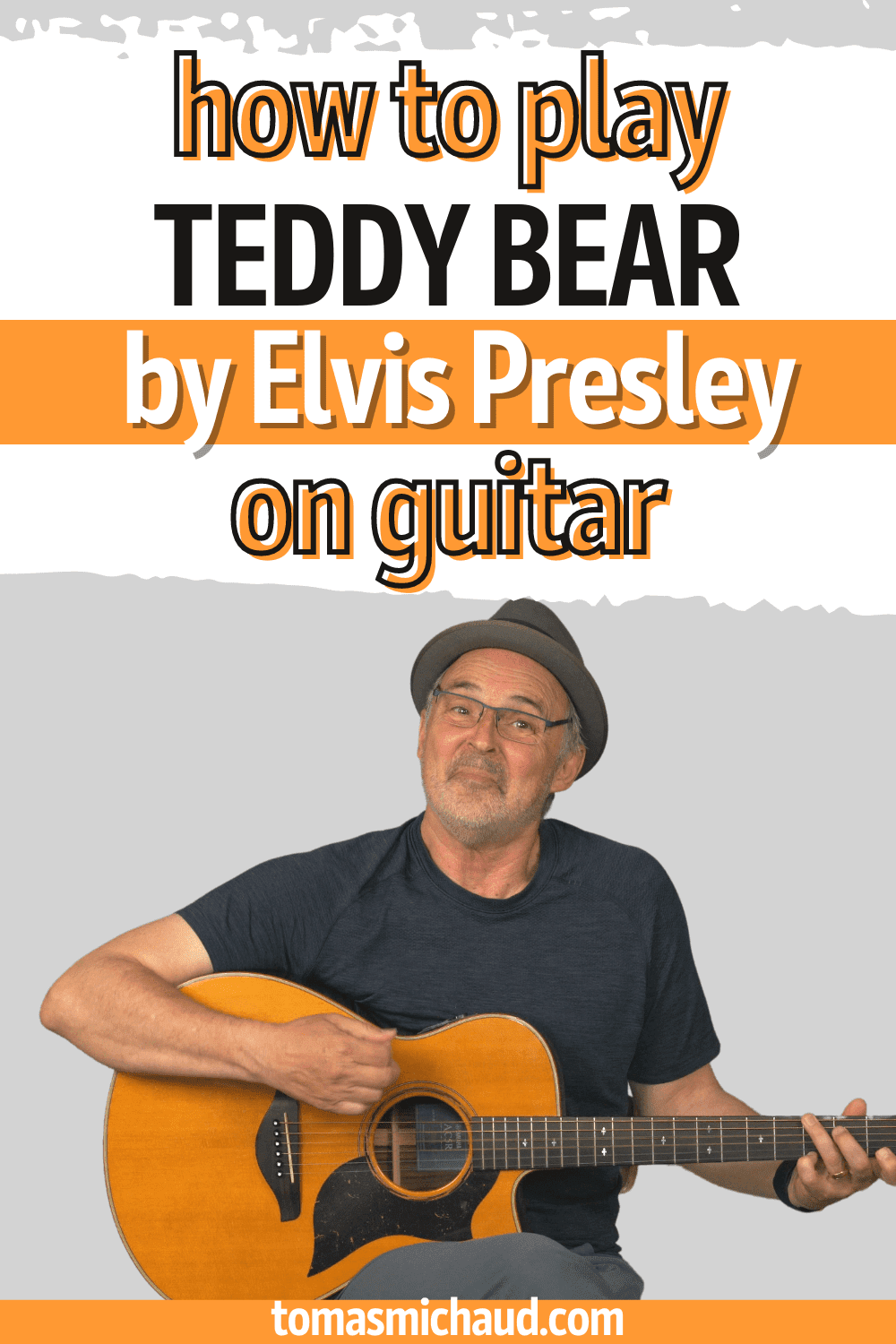 how to play teddy bear by elvis presley on guitar