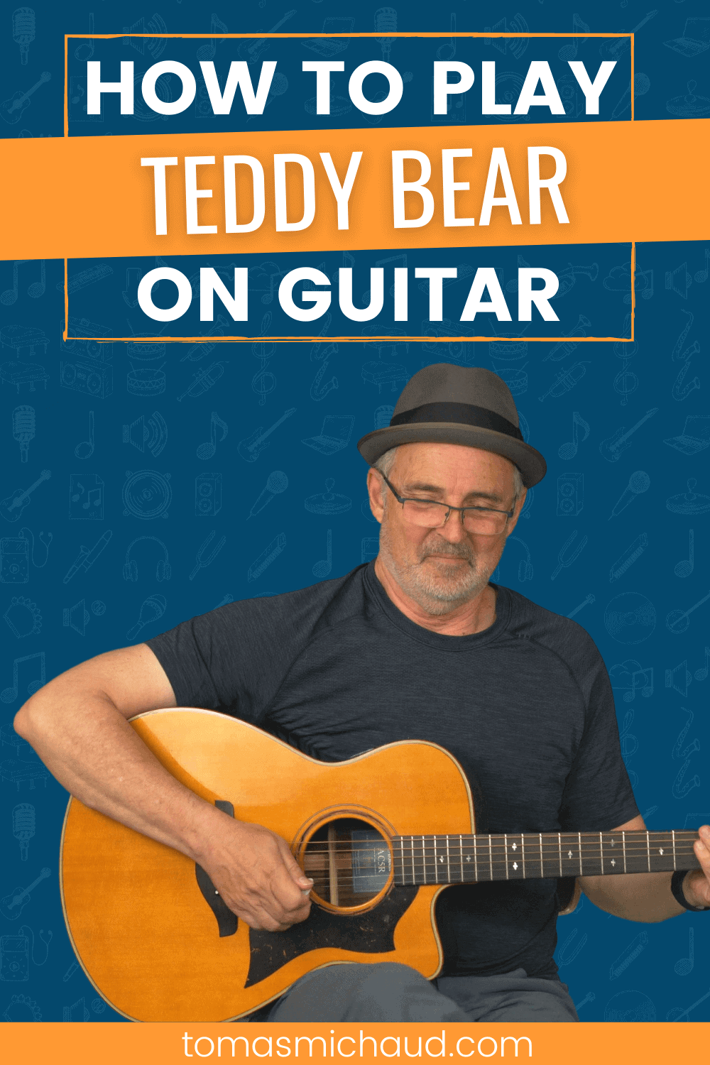 how to play teddy bear on guitar