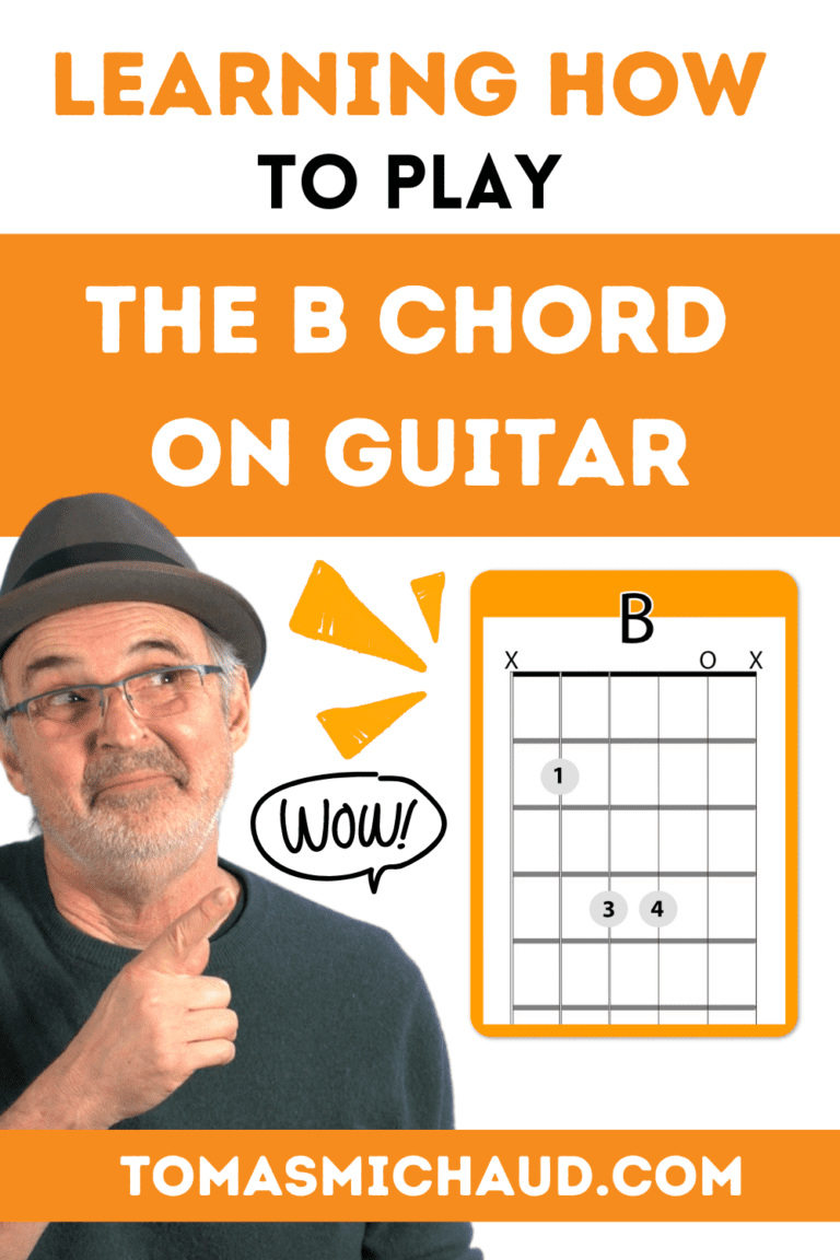 B Chord On Guitar - Real Guitar Lessons By Tomas Michaud