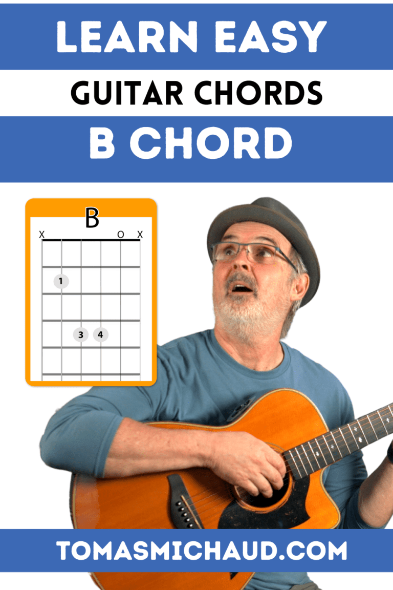 B Chord On Guitar - Real Guitar Lessons By Tomas Michaud