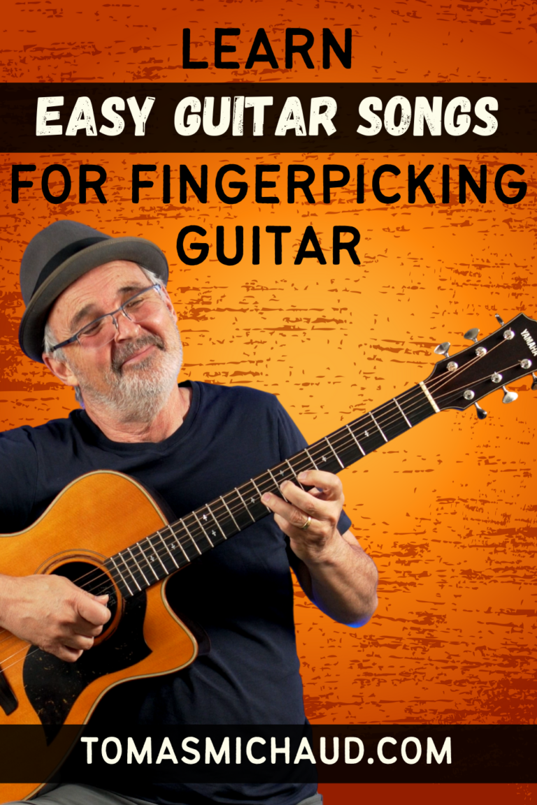 Easy Fingerpicking Lesson For Guitar… Beautiful Song! Real Guitar