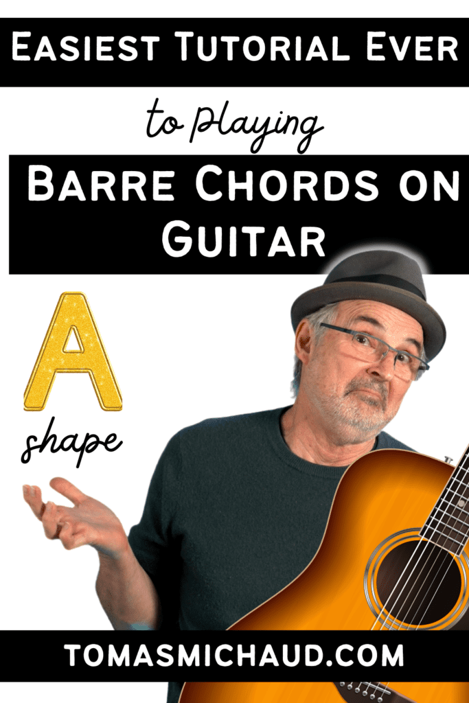 “A” Shape Barre Chord Troubles? - Real Guitar Lessons by Tomas Michaud