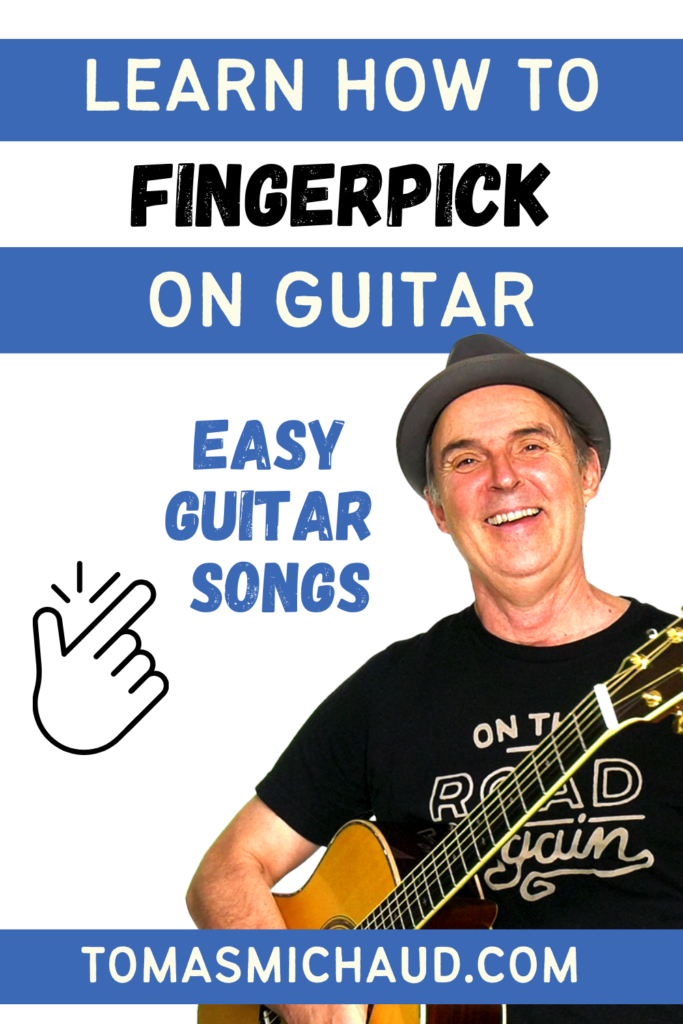 Easy Fingerpicking Lesson For Guitar… Beautiful Song! Real Guitar