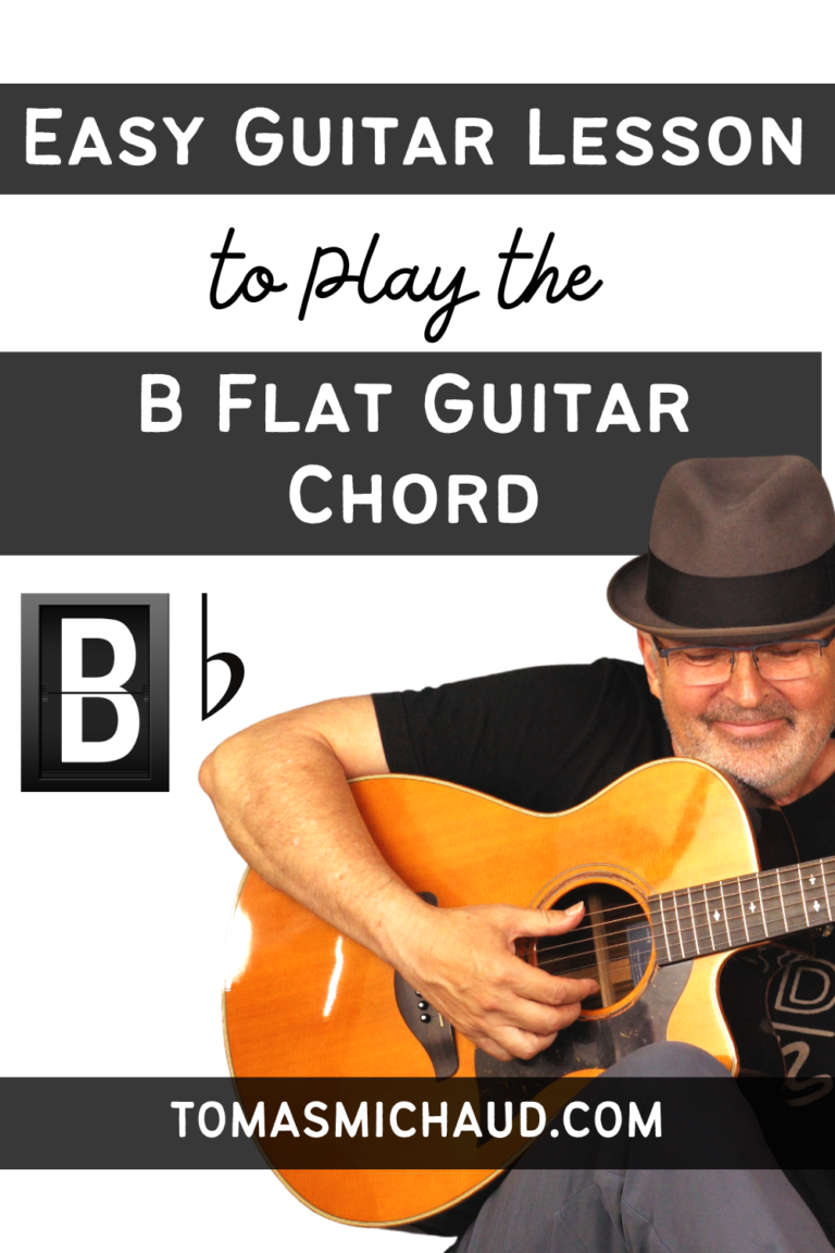 Play The B Flat Major Chord On Guitar