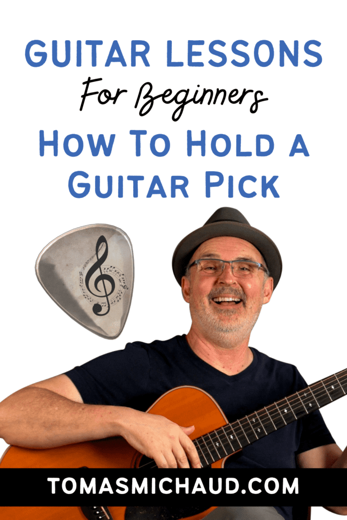 How To Hold A Pick | Lesson #6 - Real Guitar Lessons by Tomas Michaud