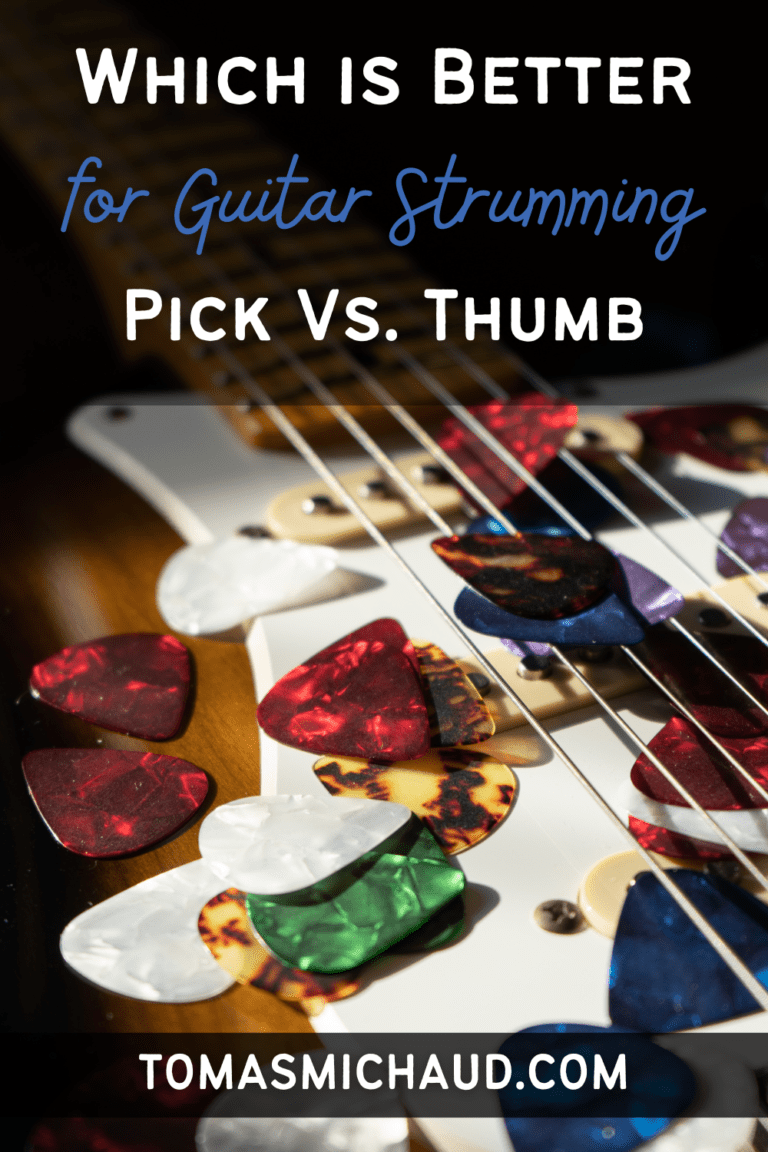 Strumming With PICK vs THUMB Real Guitar Lessons by Tomas Michaud
