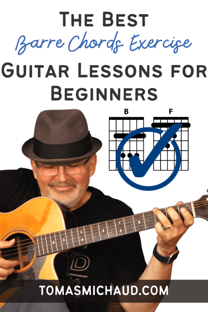 Barre Chord Exercise that Works! - Real Guitar Lessons by Tomas Michaud